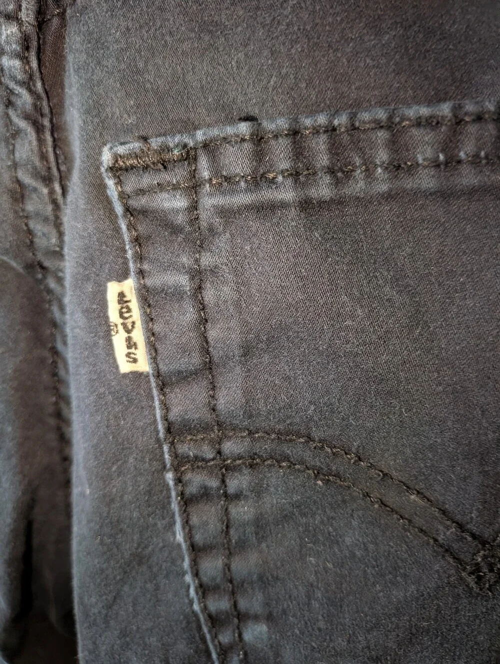 Levi's Black Kids Straight-Leg Pants Size 14